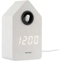 Karlsson Cuckoo LED väckarklocka KA6061WH