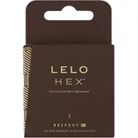 HEX Respect XL kondomer - 3 st