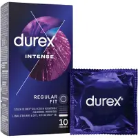 Durex Intense - räfflade och knottriga kondomer (10 st)