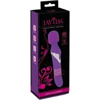 Javida - wandvibrator och pärlvibrator 2-i-1 - lila