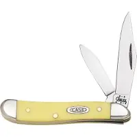 Case Knives Case Peanut Yellow Synthetic, 00030, 3220 CV pocket knife