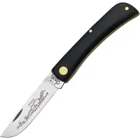 Case Knives Case Sod Buster Jr. Jet Black Synthetic, 00095, 2137 SS pocket knife
