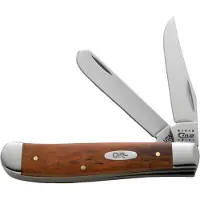 Case Knives Case Mini Trapper Smooth Chestnut Bone, 28700, 6207 SS pocket knife