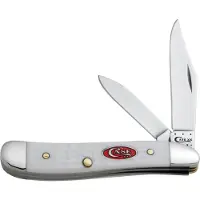 Case Knives Case Peanut Sparxx White Synthetic, 60188, 6220 SS pocket knife
