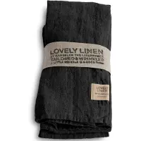 Fyrklövern Lovely Linen Lovely servett 45 x 45 cm 4-pack, Dark Grey