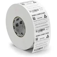 Zebra Z-Perform 1000D - Papper - slät - permanent akrylhäftning - obestruket - perforerad - vit - 102 x 178 mm 400 etikett (er) (1 rulle/rullar x 400) etiketter