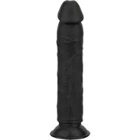 EasyToys - realistisk dildo - 17,5 cm (svart)