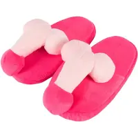 Orion Plysch tofflor - penisform - rosa