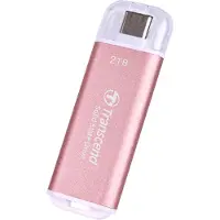 Transcend 512 GB Extern SSD-disk Rosa, Blå, Silver TS512GESD300P