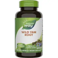 Nature'S Way , Vilda Yam Rot, 180 Vegan Kapslar (350 mg Per kapsel)