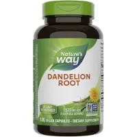Nature'S Way , Dandelion Rot, 180 Veganska Kapslar (525 mg per Kapsel)