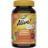Nature'S Way , Alive! Barn, Premium Gummi Multivitamin, Cherry, Grape & Orange, 90 Gummies