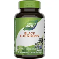 Nature'S Way , Svarta äppelträd, 100 veganska kapslar (575 mg per kapsel)