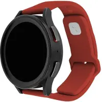 FIXED | Sporty Strap Set with Quick Release 22mm for Smartwatch | 160-235 mm | Red | Silicone