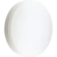 Nordtronic Adriano väggarmatur 18W m/sensor CCT-switch 3000K/4000K 1550/1650 lm matt vit rund