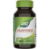 Nature'S Way , Chlorofresh, Klorofyll Koncentrat, 90 Myggbärande (50 mg per Mygel)