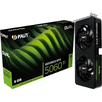 Palit GeForce RTX 5060 Ti Dual - Grafikkort - GeForce RTX 5060 Ti - 8 GB GDDR7 - PCI Express 5.0 - 3 x DisplayPort, HDMI - låda