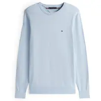 Tommy Hilfiger Tröja 'Essential' marinblå / ljusblå / röd / vit