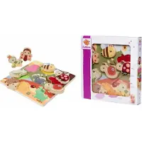 Eichhorn Fühlpuzzle mit Stoff 100006840