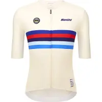 Santini Uci World Champion Britain 2025 Korta ärmar Cykeltröja