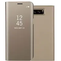 Mtp Products Luxury Mirror View Samsung Galaxy Note8 Flipfodral - Guld