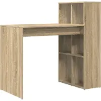 vidaXL Skrivbord Sonoma-ek 108 x 55 x 103.5 cm Konstruerat trä