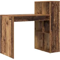 vidaXL Skrivbord Gammalt trä 108 x 55 x 103.5 cm Konstruerat trä
