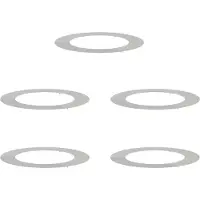 vidaXL lämplig för Flat Trädringar 5 pcs Silver Ø60 / 90 cm