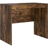 vidaXL Skrivbord Rökt ek 90 x 50 x 76 cm