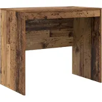 vidaXL Skrivbord Gammalt trä 90 x 50 x 76 cm