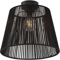 QAZQA Japandi utomhus taklampa med svart rep IP54 - Jayla
