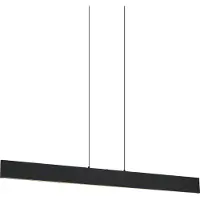 QAZQA Modern pendellampa svart inkl. LED 3-stegs dimbar Easylift - Straight
