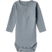 Name it Body l/ä - Rib - NbmKab - Noos - Tradewinds - - 2 år (92) - Body L/Ä
