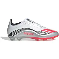 Adidas F50 Messi Elite Fg Prestig10 - Vit/lucid Red/silver Barn - Gräs (Fg), storlek 36