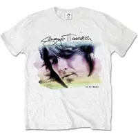 Ginza.se George Harrison: Unisex T-Shirt/Water Colour Portrait (White) (Large)