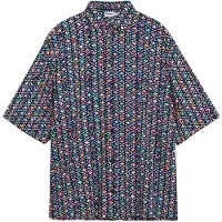 Desigual Skjorta blå / mörkblå / grön / orange