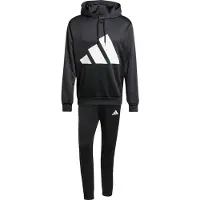 Adidas Träningsdräkt svart / vit