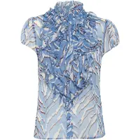Saint tropez Blus 'LiljaSZ' ljusblå / vinröd / vit