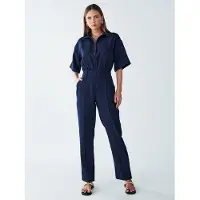 Willa Jumpsuit 'Rosa' marinblå