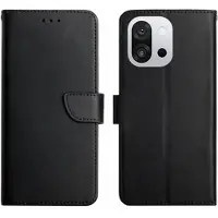 Mtp Products OnePlus 13T/13s Läder Plånboksfodral med Stativ - Svart