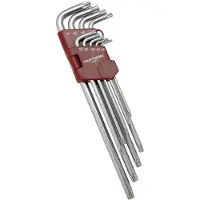 KRAFTWERK 3609 Resi-t X T10-t50 Torx-nyckelsats 9 Bitar