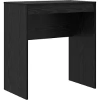 vidaXL Skrivbord Svart Ek 70 x 40 x 76 cm