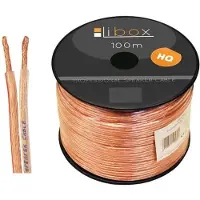 Libox - Bulkhögtalarkabel - 4 mm² - 100 m