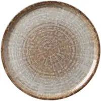 Hendi Kretos pizzatalrik i hållbart porslin. 330 x 18 mm - 6 st. i setet