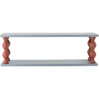 Bloomingville MINI Bibiola hylla, blå, MDF
