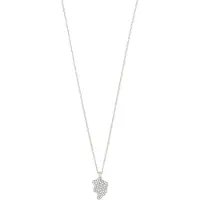Pilgrim Halsband 'Connect' silver / transparent
