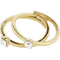 Pilgrim Ring ' Sky ' guld / transparent
