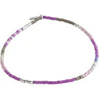Pilgrim Armband 'Alison' lila / rosa / silver / vit