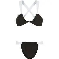 LASCANA Bikini svart / vit