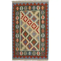 Rezas Kelim orientalisk matta 121 x 190 cm
